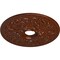 Ekena Millwork Ashley Medallion (Canopies up to 4 3/4"), 23 7/8"OD x 4"ID x 2 1/8"P, Burnished Mahogany Crackle CM23ASBMC - alternate 3